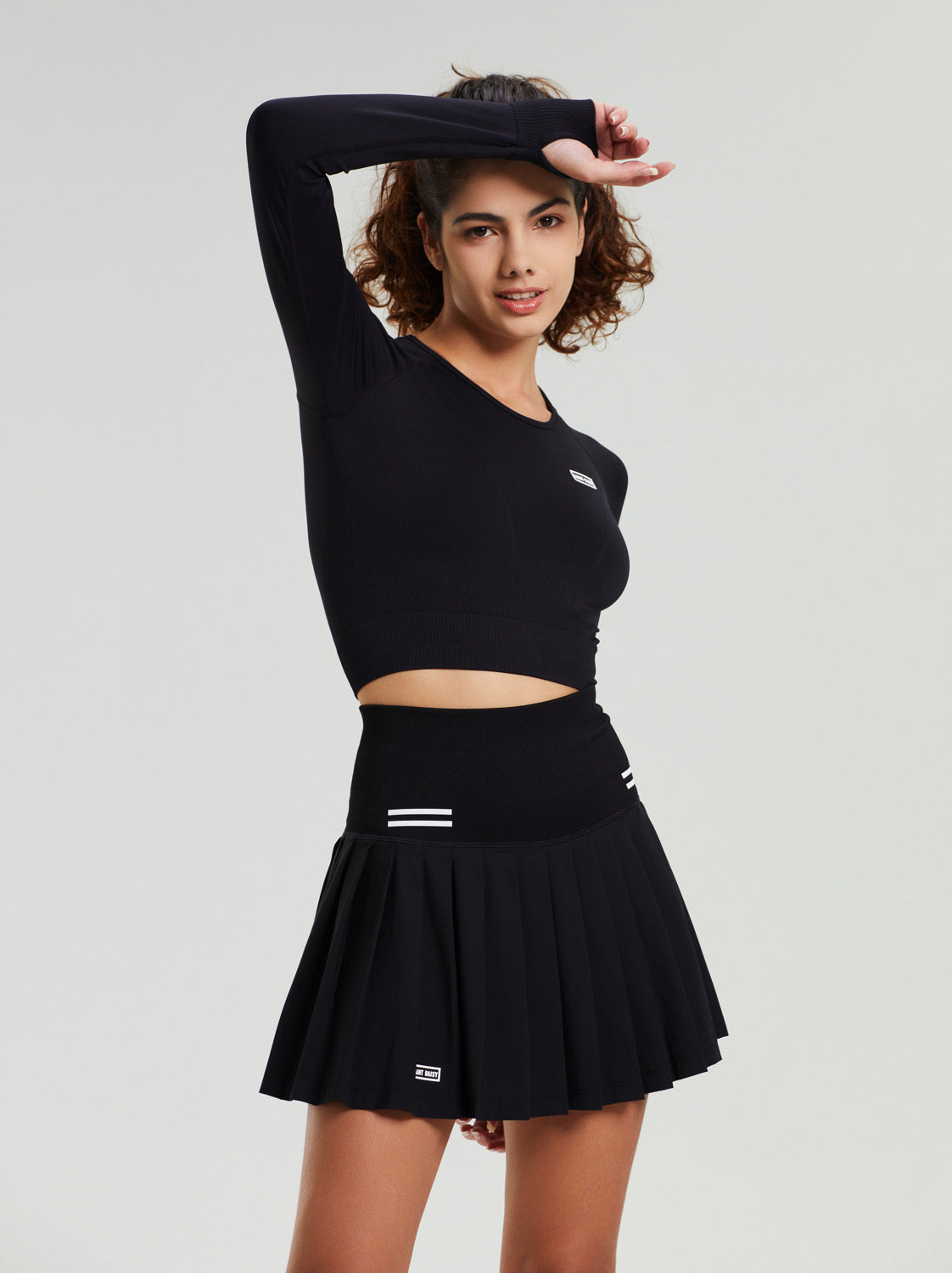 All Black Tennis Suit