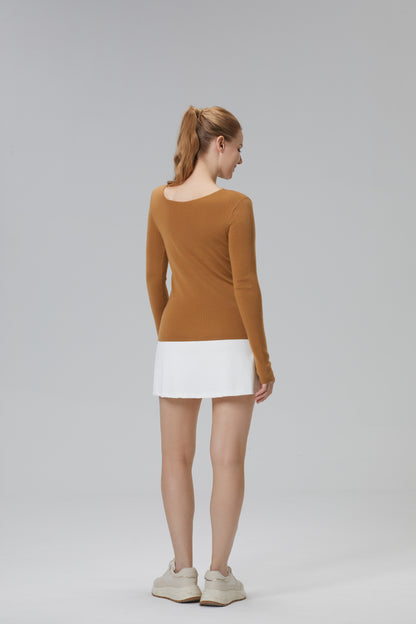 Hollow-carved Design Tennis Suit