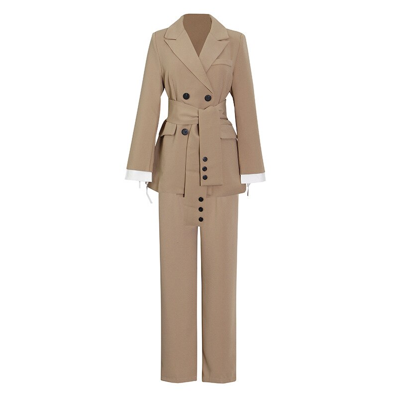 Office Pant Work Suit Women Elegant Formal Business